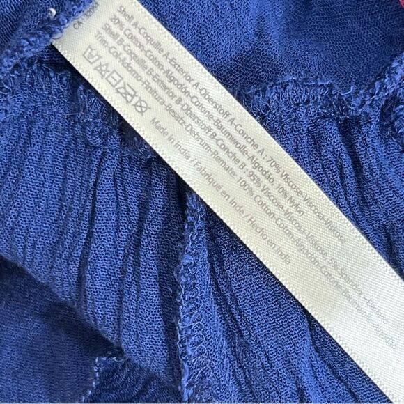 Free People lace Blue Adella Slip Dress - Picture 7 of 14